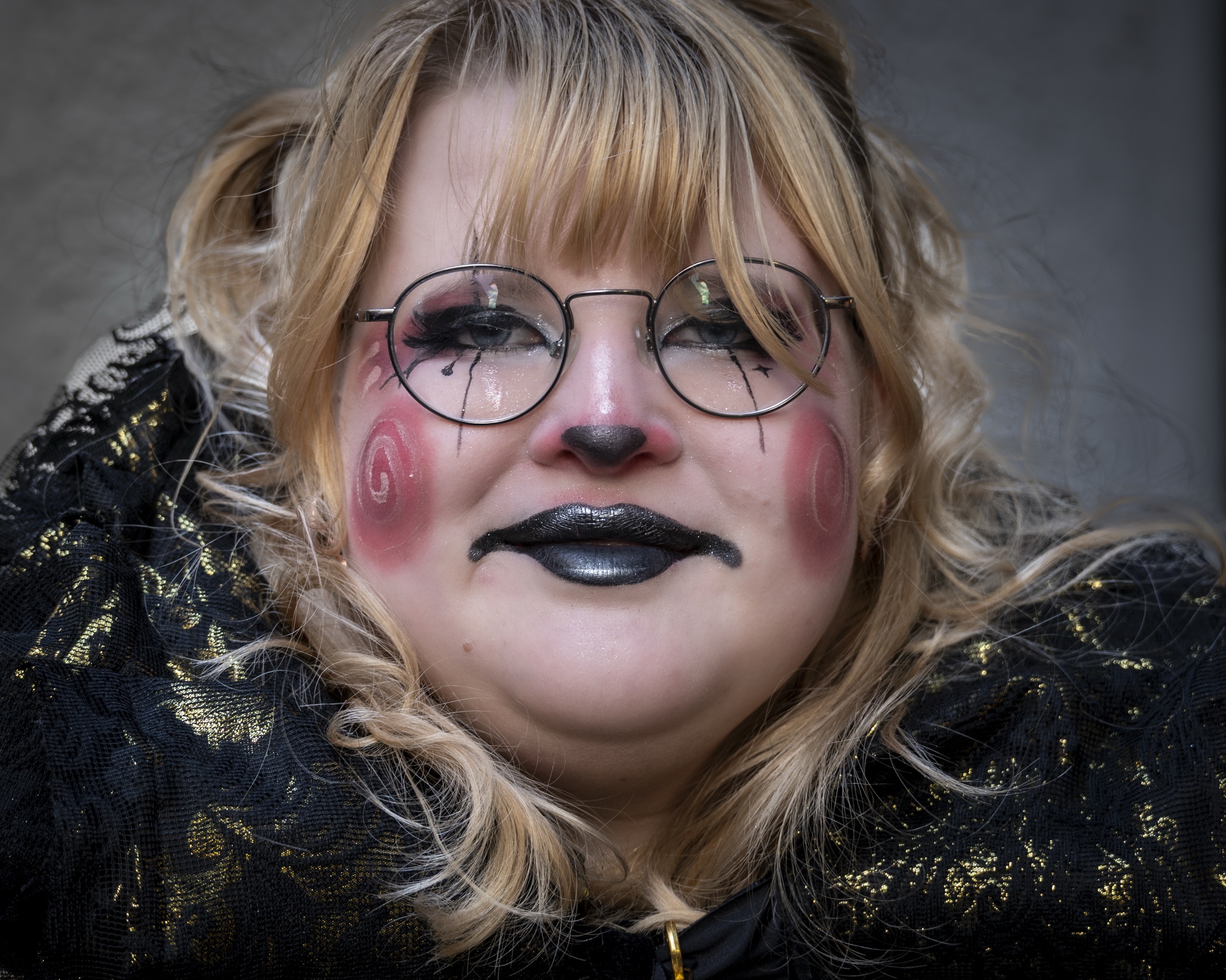 Blue paint — Whitby Goth Weekend