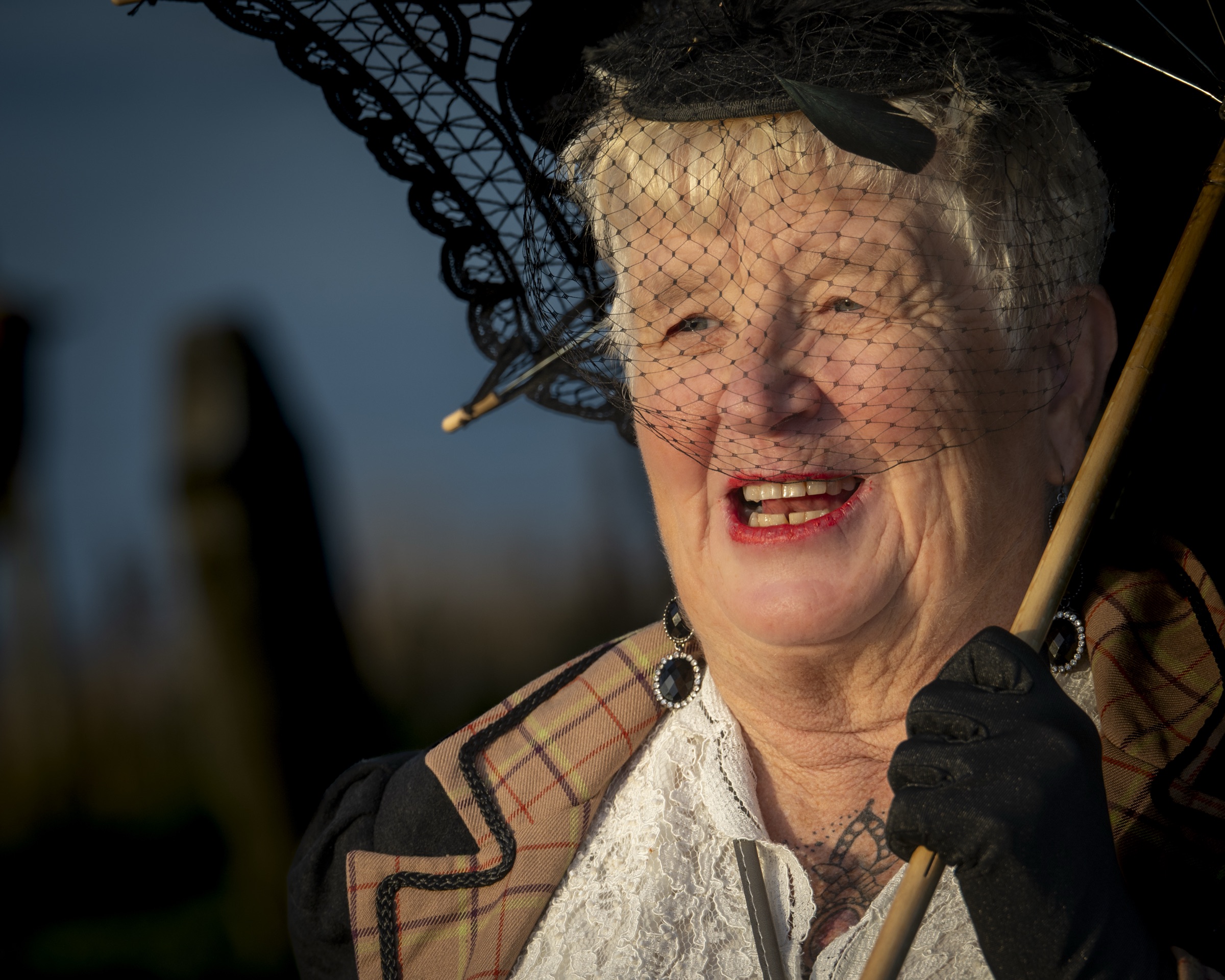 The parasol — Whitby Goth Weekend