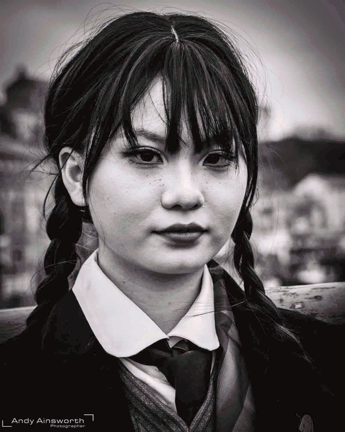Whitby Goth Weekend 2024 proposed A4 landscape cover with an edge-to-edge portrait