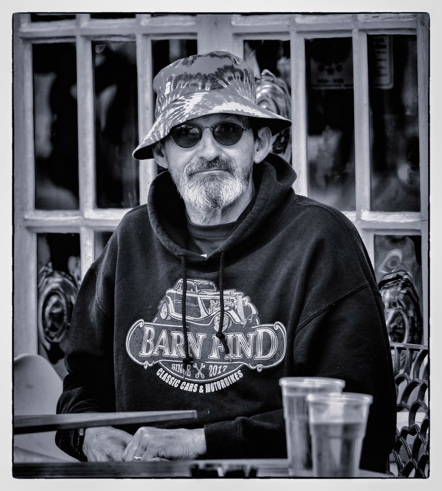 Black and white street photograph from a Ripon photowalk — Andy Ainsworth