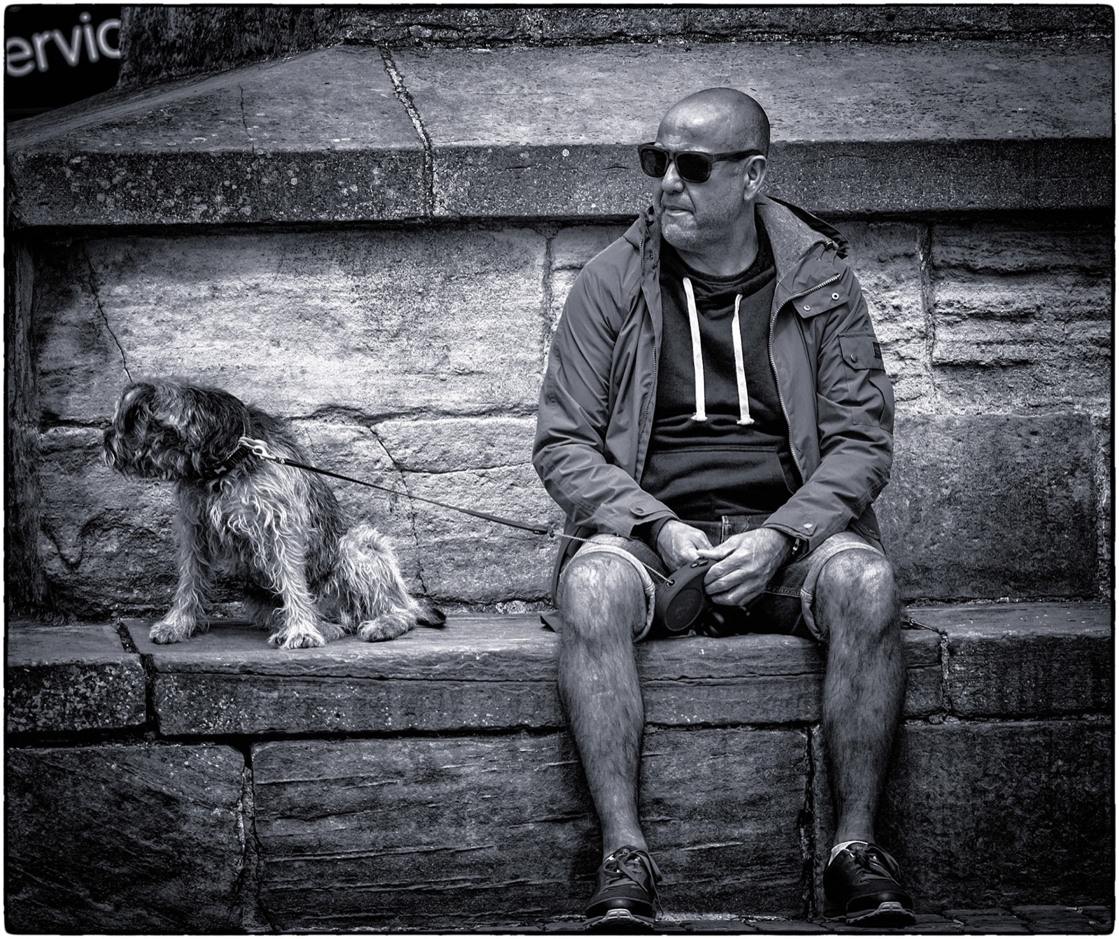 Black and white street photograph from a Ripon photowalk — Andy Ainsworth