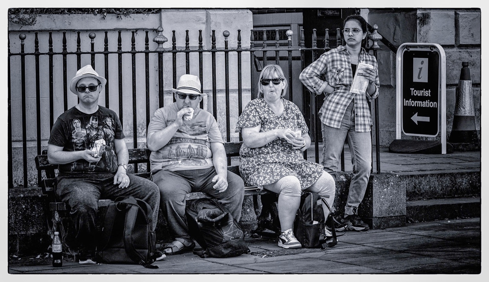Black and white street photograph from a Ripon photowalk — Andy Ainsworth