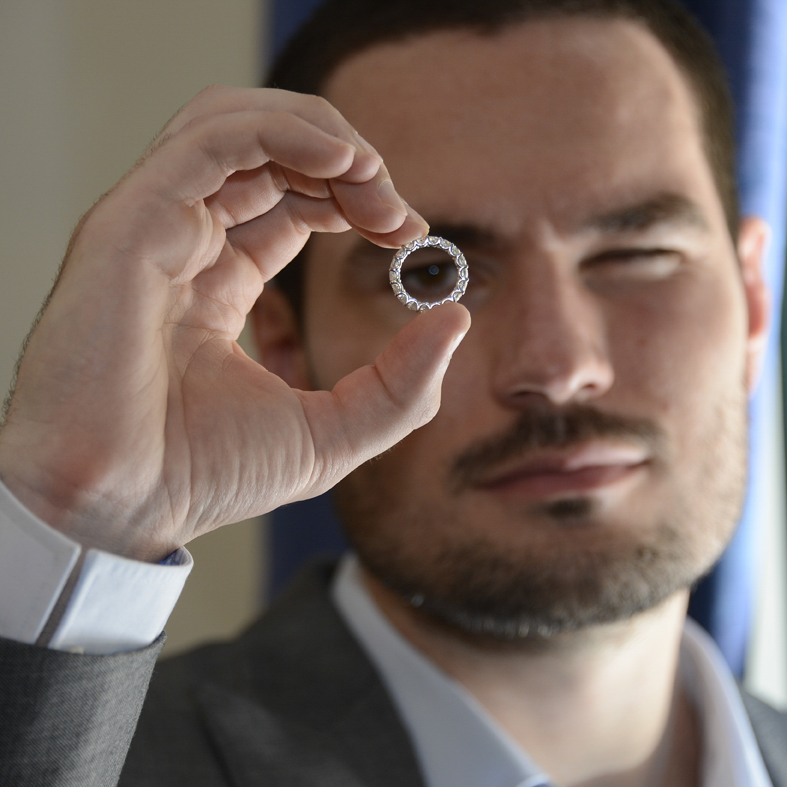 Gallery 2 — ring held as monocle
